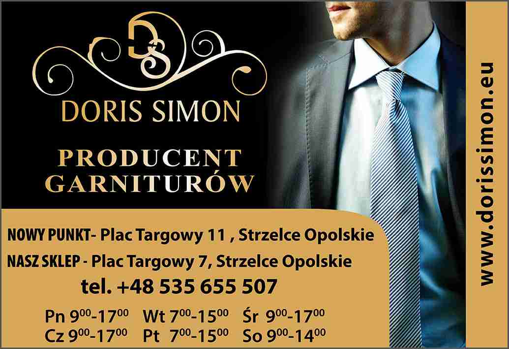 DORIS SIMON PRODUCENT GARNITURÓW - marynarki STRZELCE OPOLSKIE garnitury STRZELCE OPOLSKIE